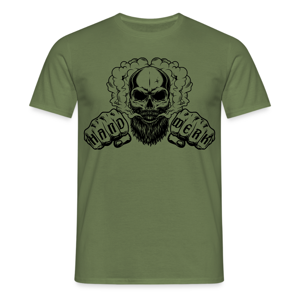 Unisex T-Shirt "Blackbeard-Handwerk" Militärgrün Männer T-Shirt