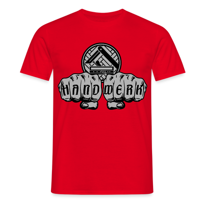 Unisex T-Shirt "Parkettleger" Rot Männer T-Shirt