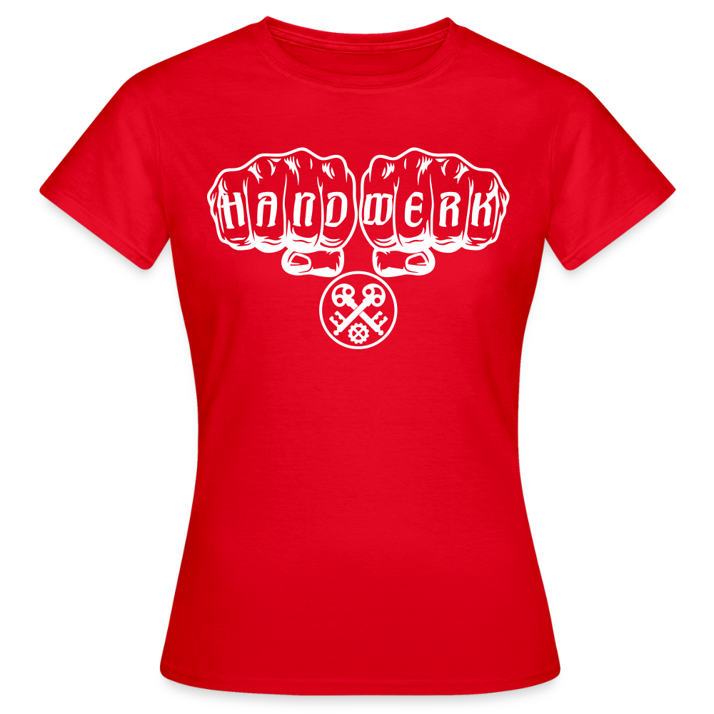 Frauen T-Shirt "Schlosser" Rot Frauen T-Shirt