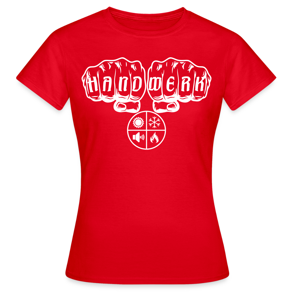 Frauen T-Shirt "Isolierer" Rot Frauen T-Shirt
