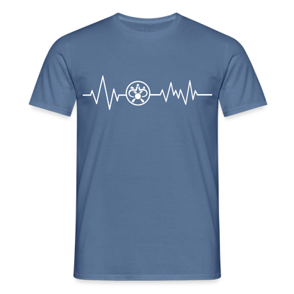 Unisex T-Shirt "Drechsler" Taubenblau Männer T-Shirt