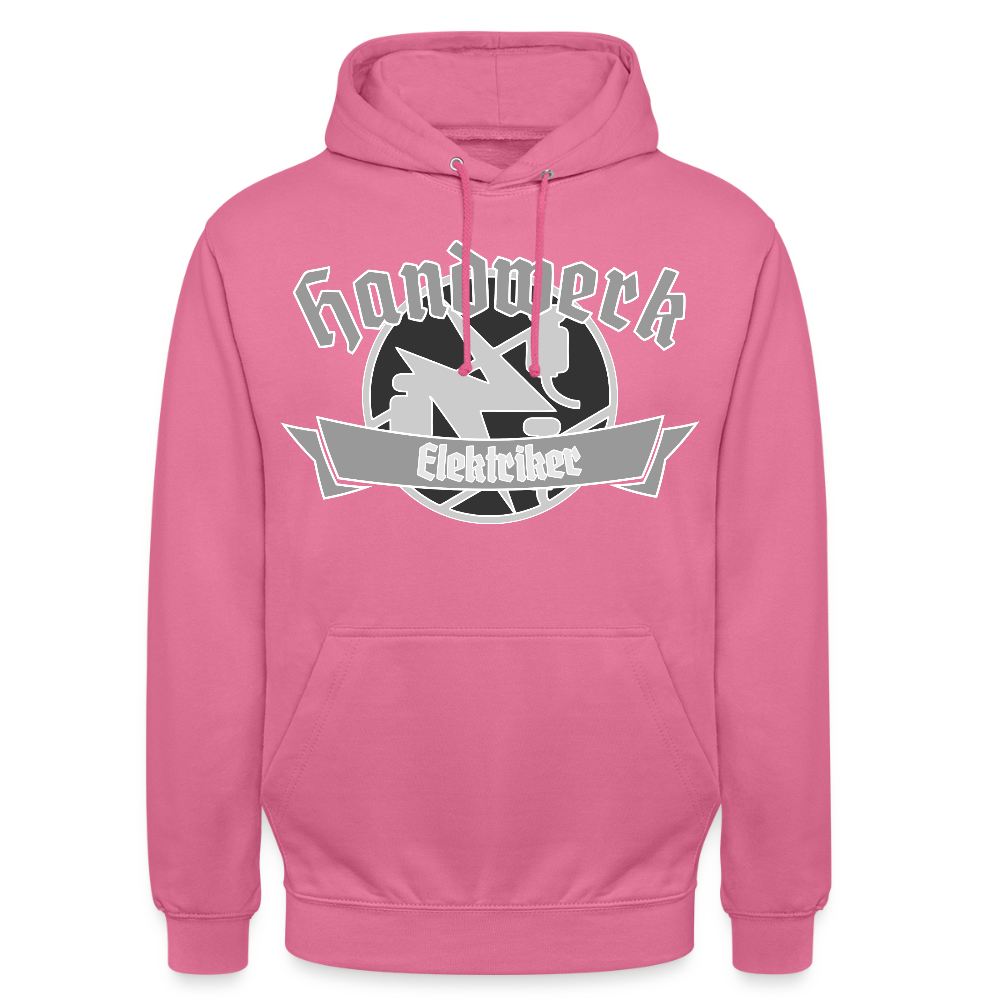 Unisex Hoodie "Elektriker" Pink Unisex Hoodie