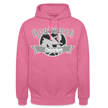 Unisex Hoodie "Elektriker" Pink Unisex Hoodie
