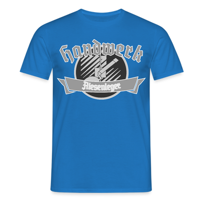 Unisex T-Shirt "Fliesenleger" Royalblau Männer T-Shirt