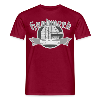 Unisex T-Shirt "Gerüstbauer" Ziegelrot Männer T-Shirt