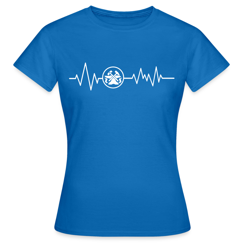 Frauen T-Shirt "Metallbauer" Royalblau Frauen T-Shirt