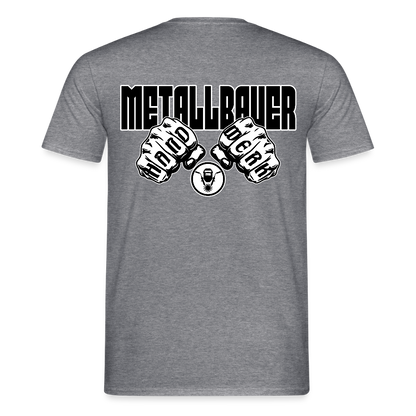 Unisex T-Shirt "Metallbauer" Graphit meliert Männer T-Shirt