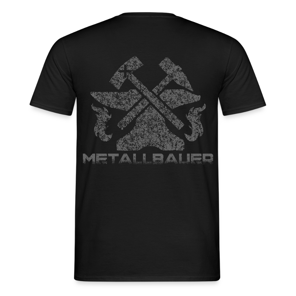 Unisex T-Shirt "Metallbauer" Schwarz Männer T-Shirt