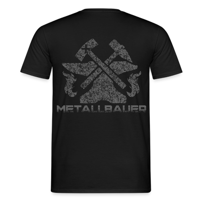Unisex T-Shirt "Metallbauer" Schwarz Männer T-Shirt