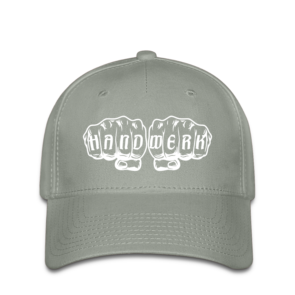 Flexfit Cap "Handwerk" Grüngrau Flexfit Cap