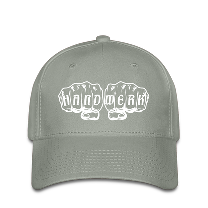 Flexfit Cap "Handwerk" Grüngrau Flexfit Cap