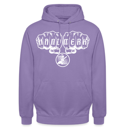 Unisex Hoodie "Fliesenleger" Lavendel Unisex Hoodie