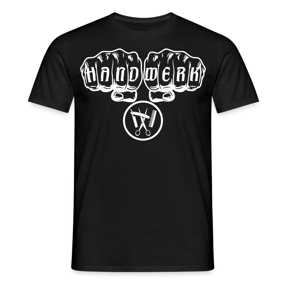 Unisex T-Shirt "Friseur" Schwarz Männer T-Shirt