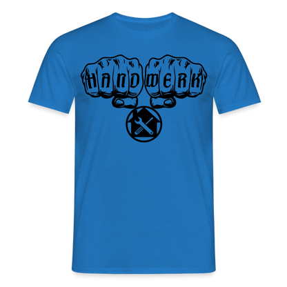 Unisex T-Shirt "Hausmeister" Royalblau Männer T-Shirt