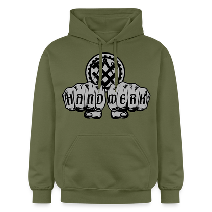 Gildan Unisex Softstyle® "Mechaniker" Militärgrün Gildan Unisex Softstyle® Midweight Hoodie