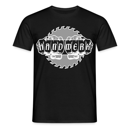 Unisex T-Shirt "Handwerk-SB" Schwarz Männer T-Shirt