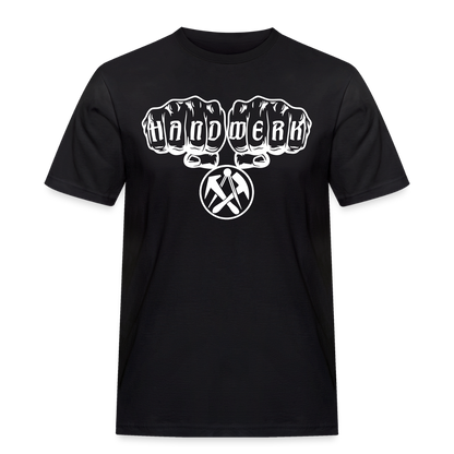 Männer Workwear T-Shirt "Dachdecker" Schwarz Männer Workwear T-Shirt