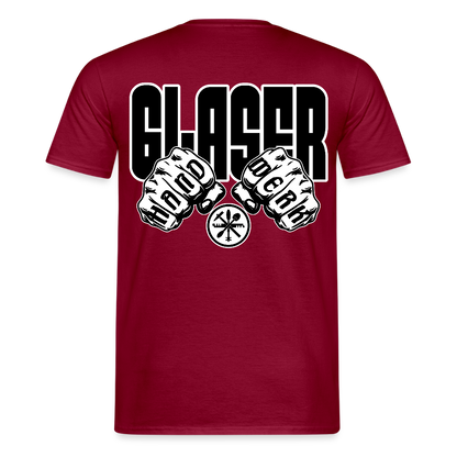 Unisex T-Shirt "Glaser" Ziegelrot Männer T-Shirt