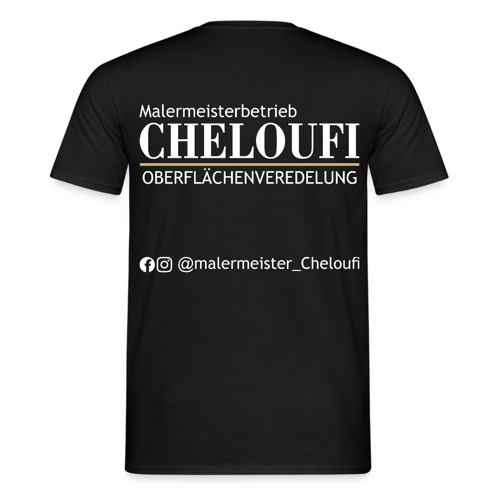 Unisex T-Shirt "Cheloufie" Schwarz Männer T-Shirt