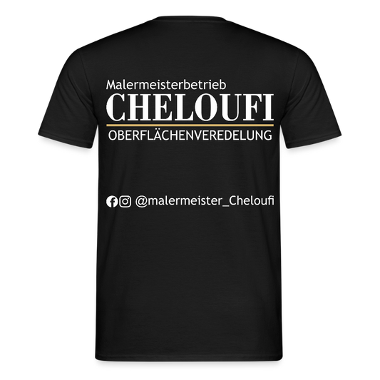 Unisex T-Shirt "Cheloufie" Schwarz Männer T-Shirt