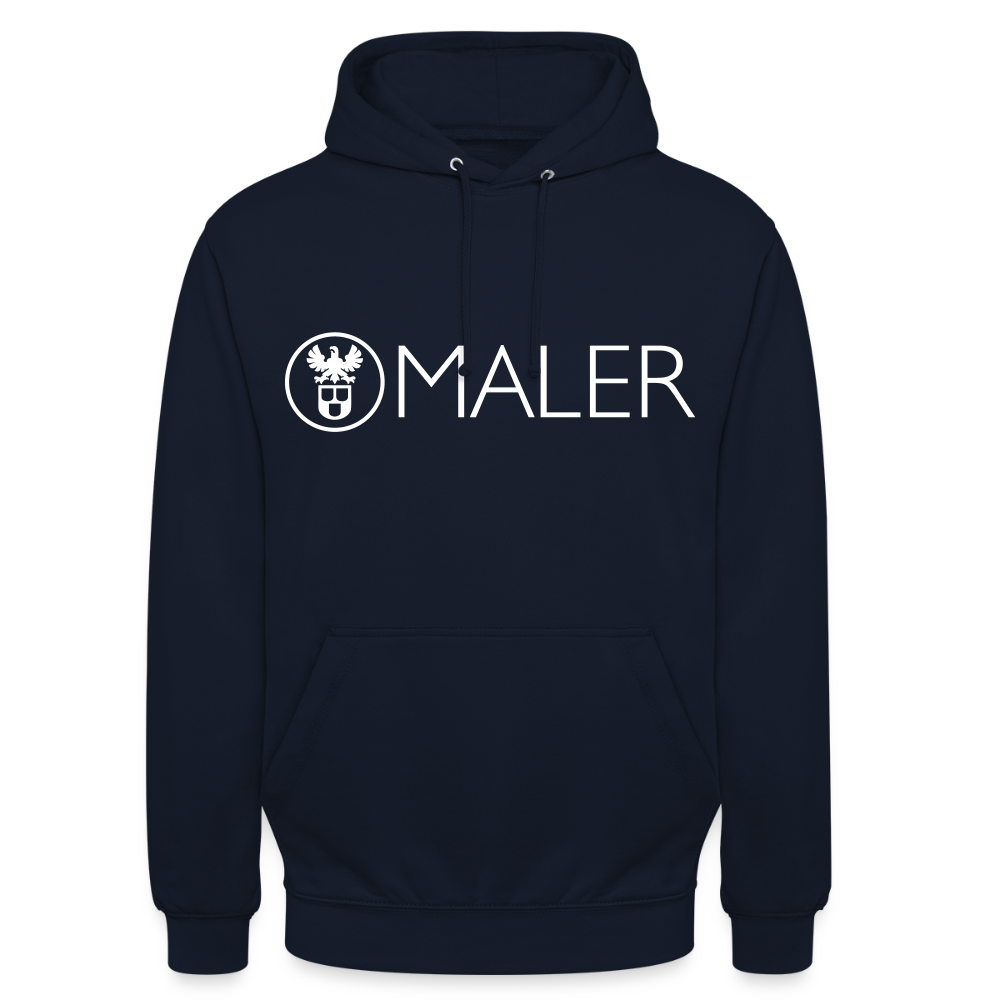 Unisex Hoodie "Maler" Navy Unisex Hoodie