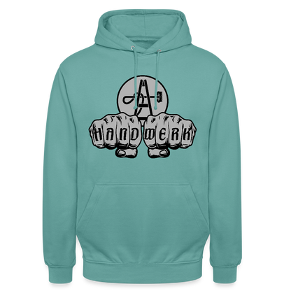 Unisex Hoodie "Gebäudereiniger" Pastelltürkis Unisex Hoodie