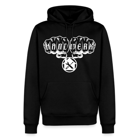 Männer Premium Hoodie "Hausmeister" - Schwarz