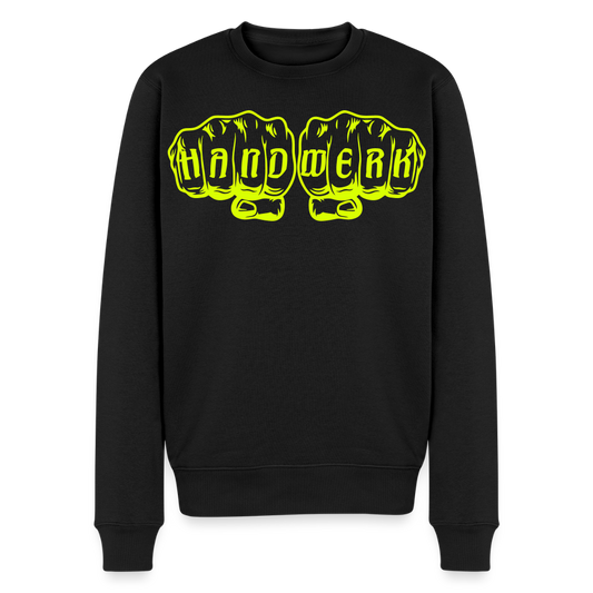 Unisex Premium Pullover "Metallbauer" neongelb Schwarz Männer Premium Pullover