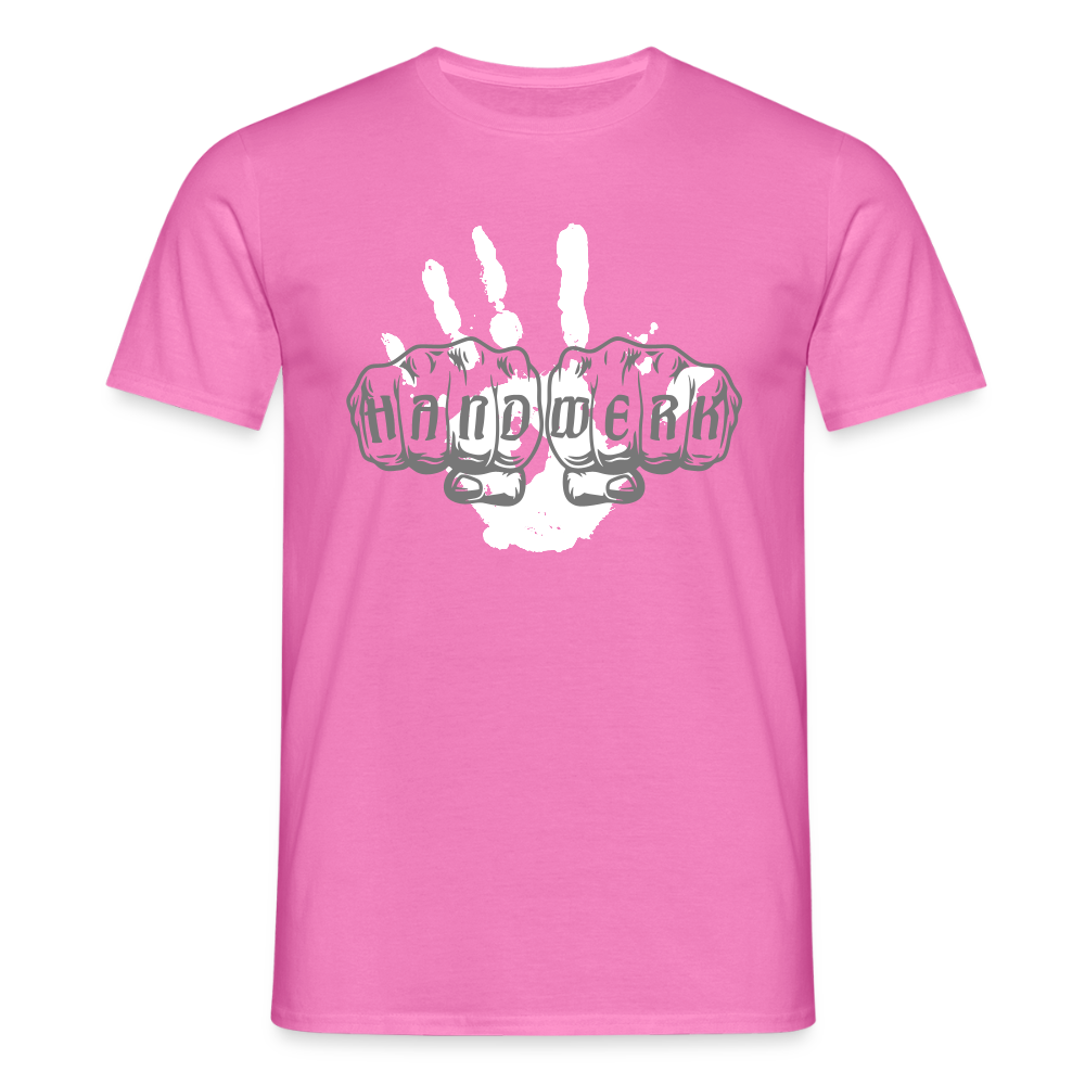 Unisex T-Shirt "Hand" Pink Männer T-Shirt