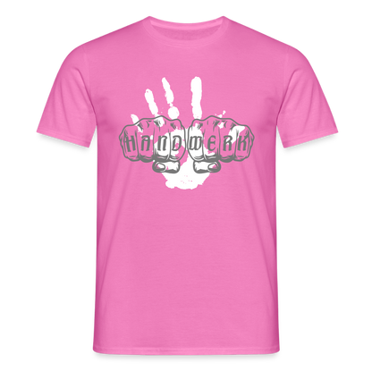 Unisex T-Shirt "Hand" Pink Männer T-Shirt