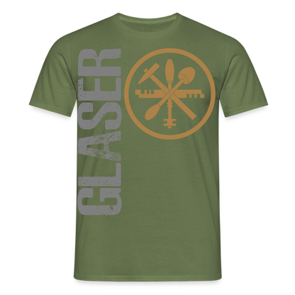 Unisex T-Shirt "Glaser" Militärgrün Männer T-Shirt