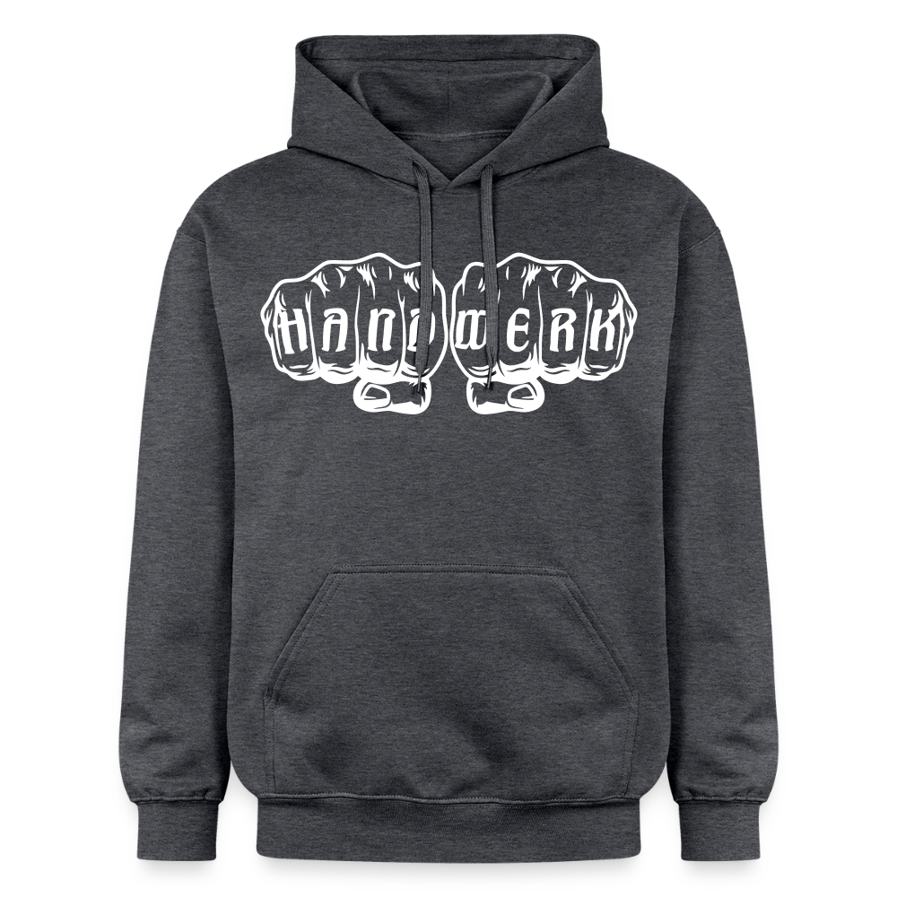 Gildan Unisex Softstyle® "Handwerk" Dunkelgrau meliert Gildan Unisex Softstyle® Midweight Hoodie