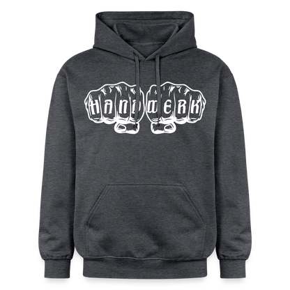 Gildan Unisex Softstyle® "Handwerk" Dunkelgrau meliert Gildan Unisex Softstyle® Midweight Hoodie