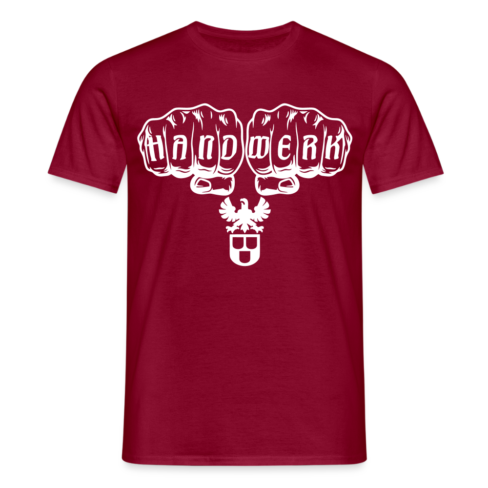 Unisex T-Shirt "Maler" Ziegelrot Männer T-Shirt