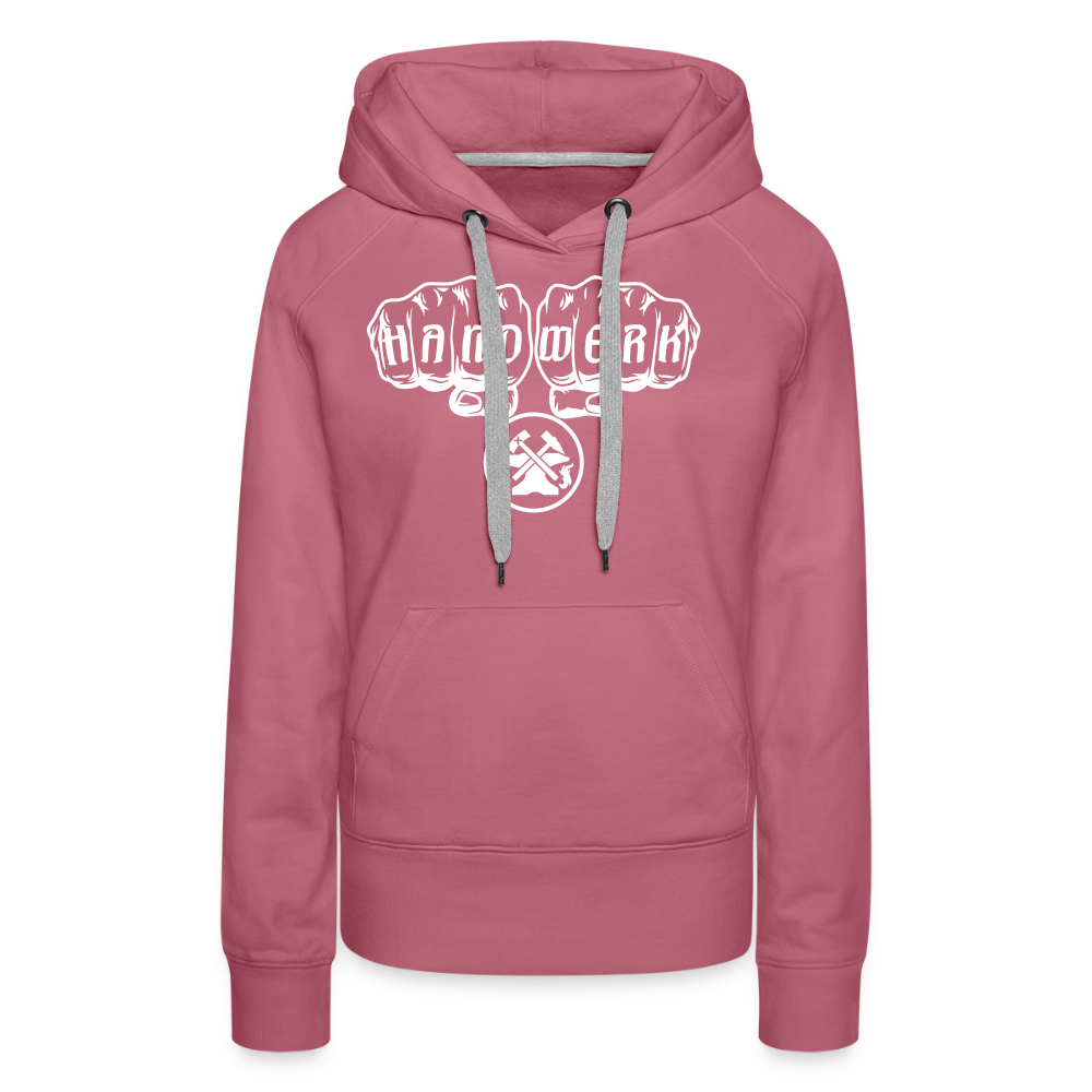 Frauen Premium Hoodie "Metallbauer" Malve Frauen Premium Hoodie