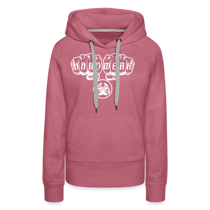 Frauen Premium Hoodie "Metallbauer" Malve Frauen Premium Hoodie