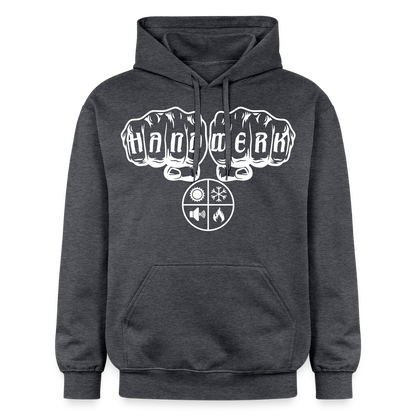 Gildan Unisex Softstyle® "Isolierer" Dunkelgrau meliert Gildan Unisex Softstyle® Midweight Hoodie