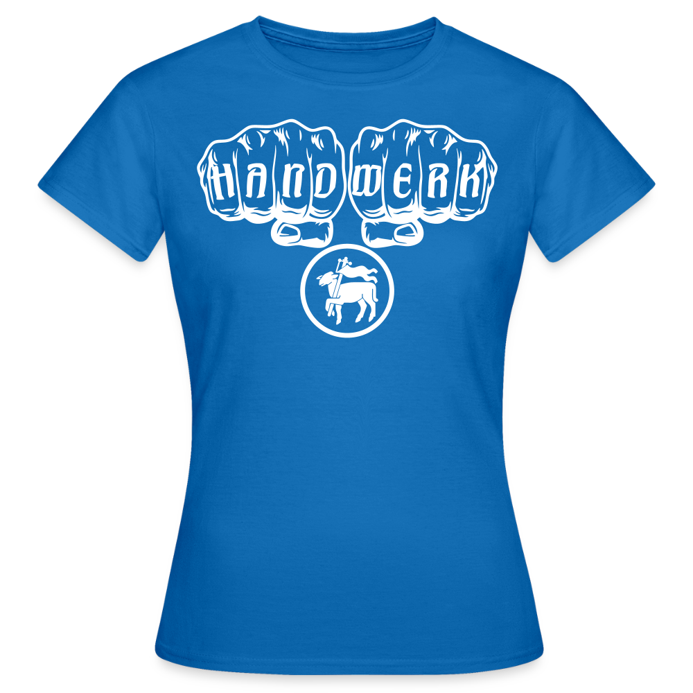 Frauen T-Shirt "Fleischer" Royalblau Frauen T-Shirt