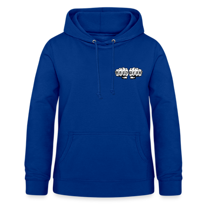 Frauen Hoodie "Gebäudereinigerin" (beidseitig bedruckt) - Royalblau