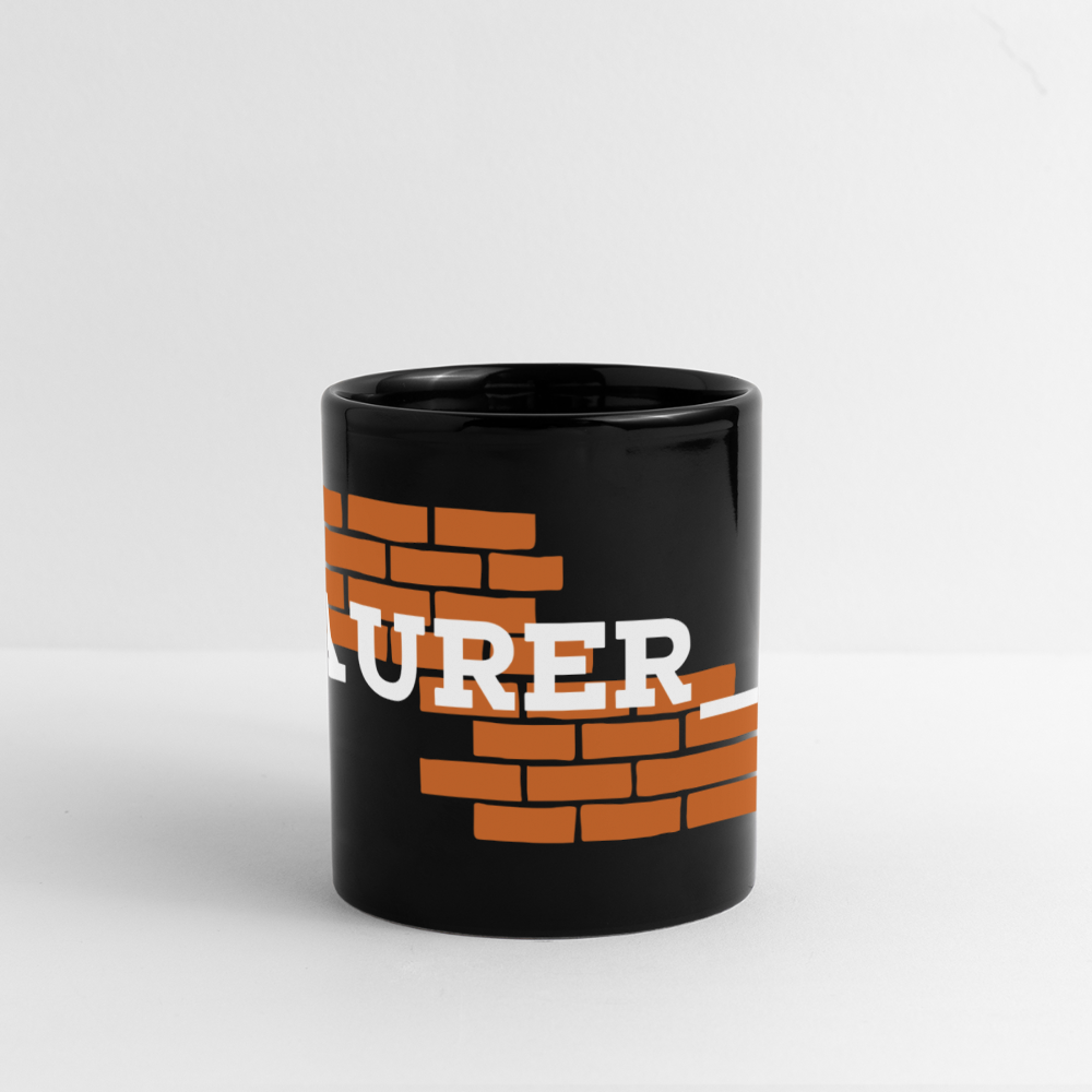 Maurer_NF Tasse schwarz Panoramatasse farbig