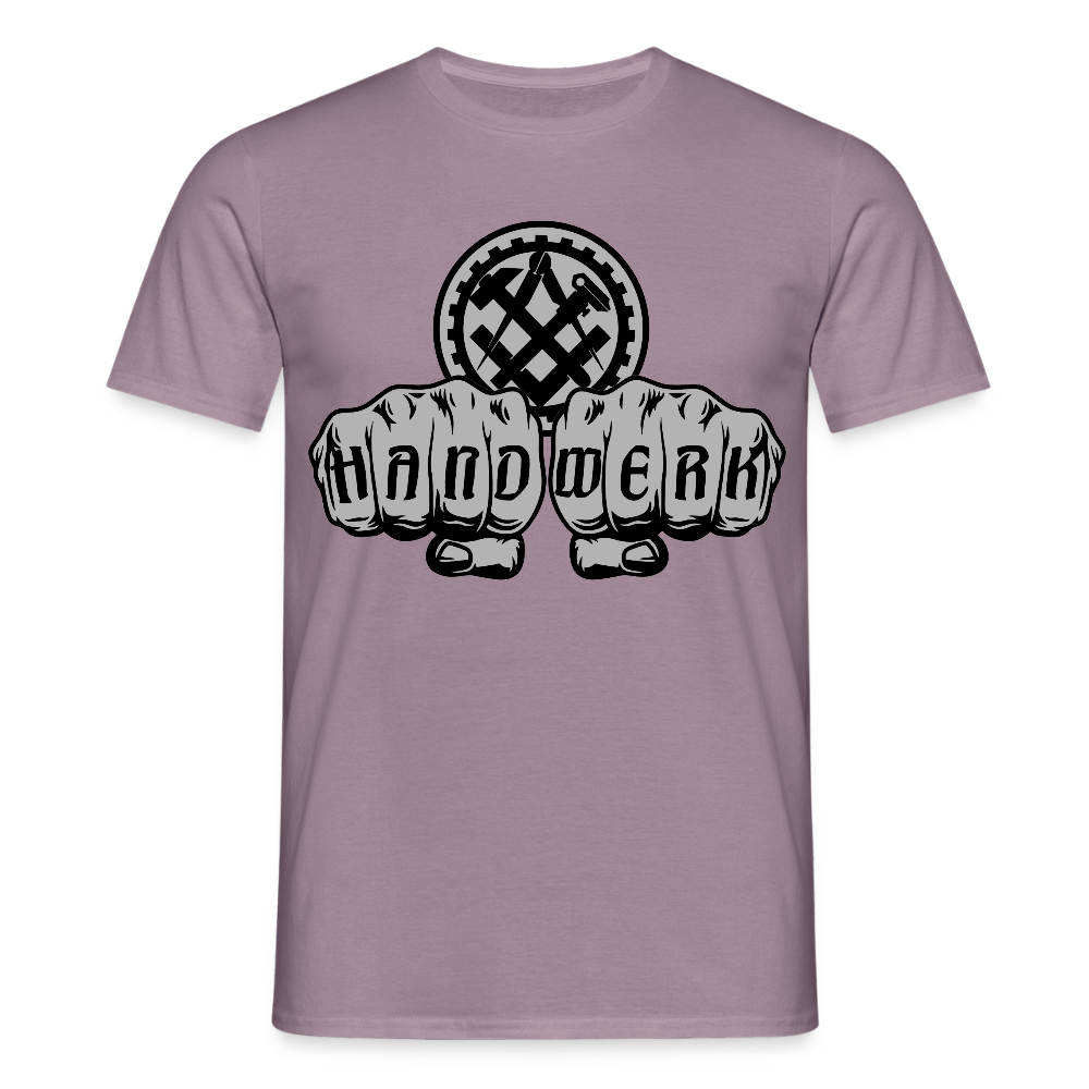 Unisex T-Shirt "Mechaniker" Lilagrau Männer T-Shirt