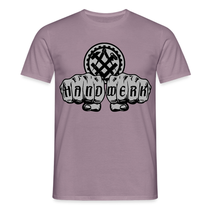 Unisex T-Shirt "Mechaniker" Lilagrau Männer T-Shirt