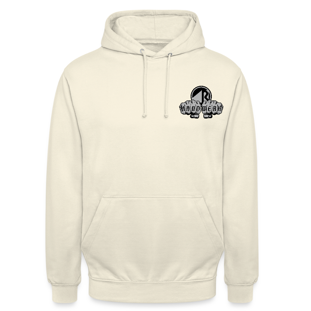 Unisex Hoodie "Raumausstatter" beidseitig bedruckt Vanille-Milchshake Unisex Hoodie