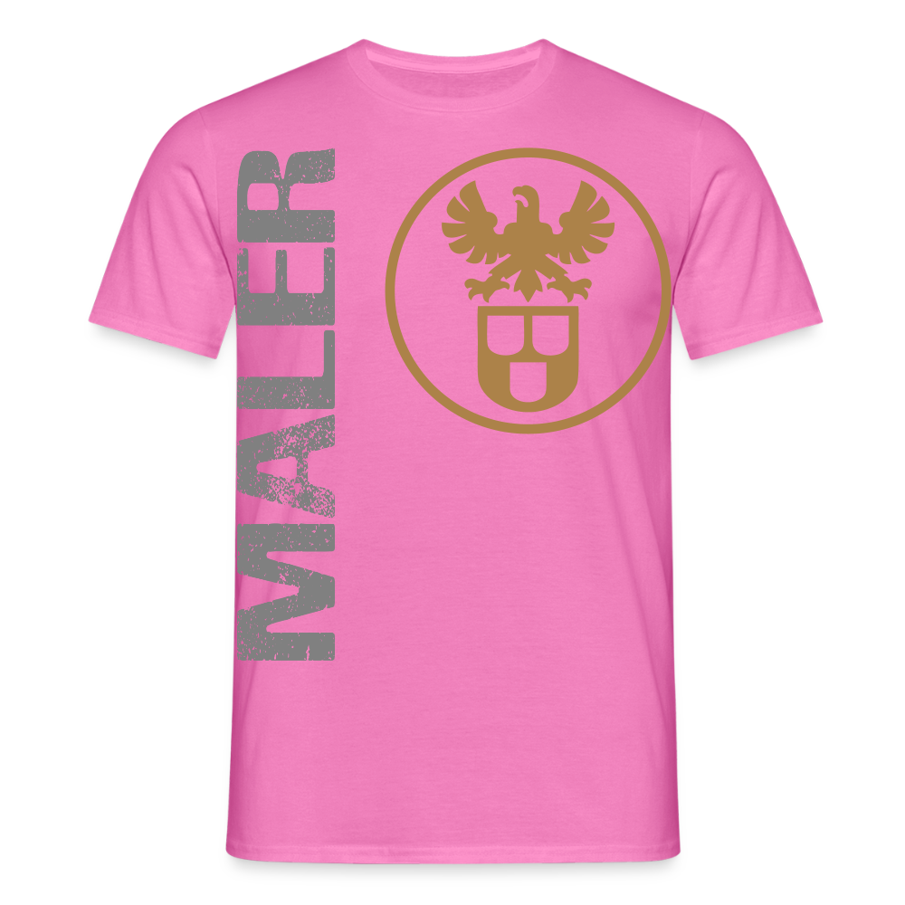 Unisex T-Shirt "Maler" Pink Männer T-Shirt
