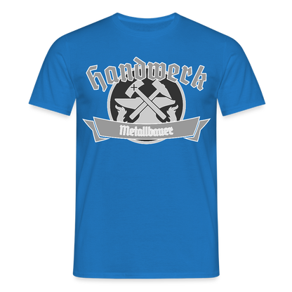 Unisex T-Shirt "Metallbauer" Royalblau Männer T-Shirt