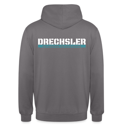 Unisex Hoodie HW-300 | MACHER "Drechsler" Mittelgrau Unisex Hoodie {{ color }}
