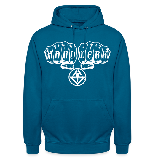 Unisex Hoodie "Stuckateur" Tiefseeblau Unisex Hoodie