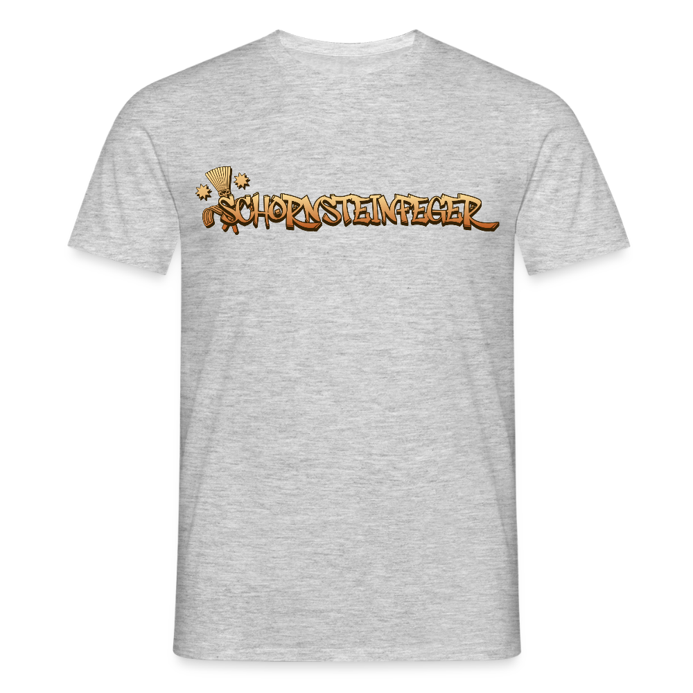 Unisex T-Shirt "Schornsteinfeger" Grau meliert Männer T-Shirt