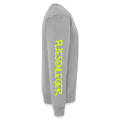 Unisex Premium Pullover "Fliesenleger" neongelb Männer Premium Pullover