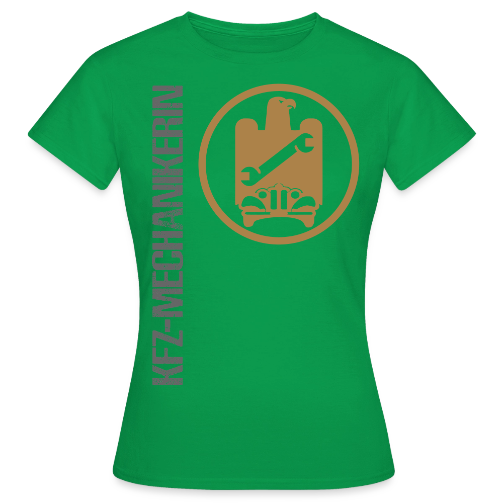 Frauen T-Shirt "KFZ-Mechanikerin" von Spreadconnect, neues Design, bequemes Damen-Shirt mit KFZ-Mechanikerin Motiv.